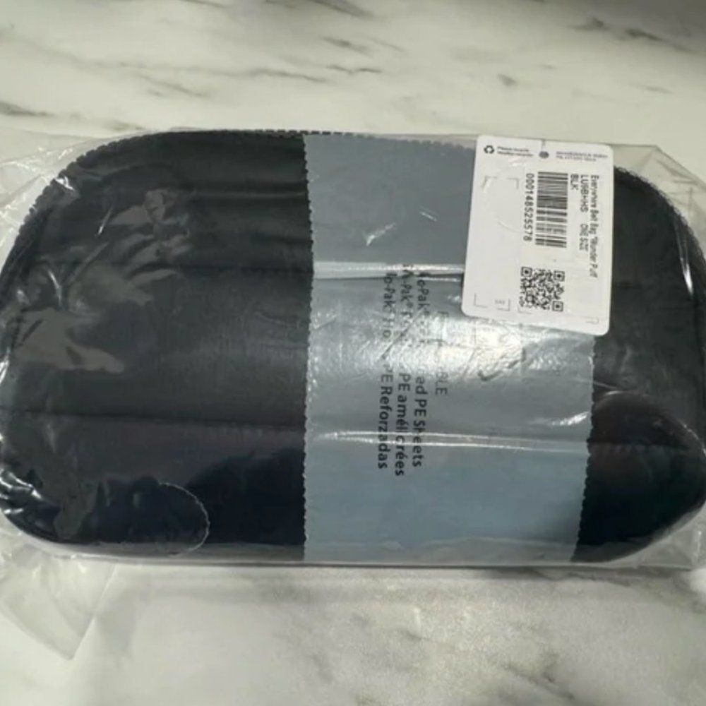 Lululemon Wunder Puff Everywhere Belt Bag 1L in Black SADDLE BAG FANNY PACK NWT - Picture 2 of 11